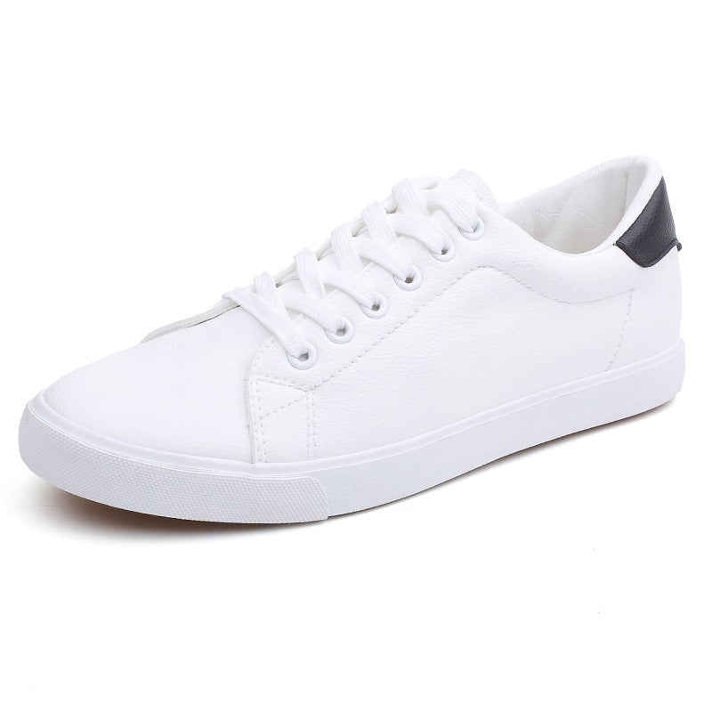 Baskets homme, en cuir souple, blanches