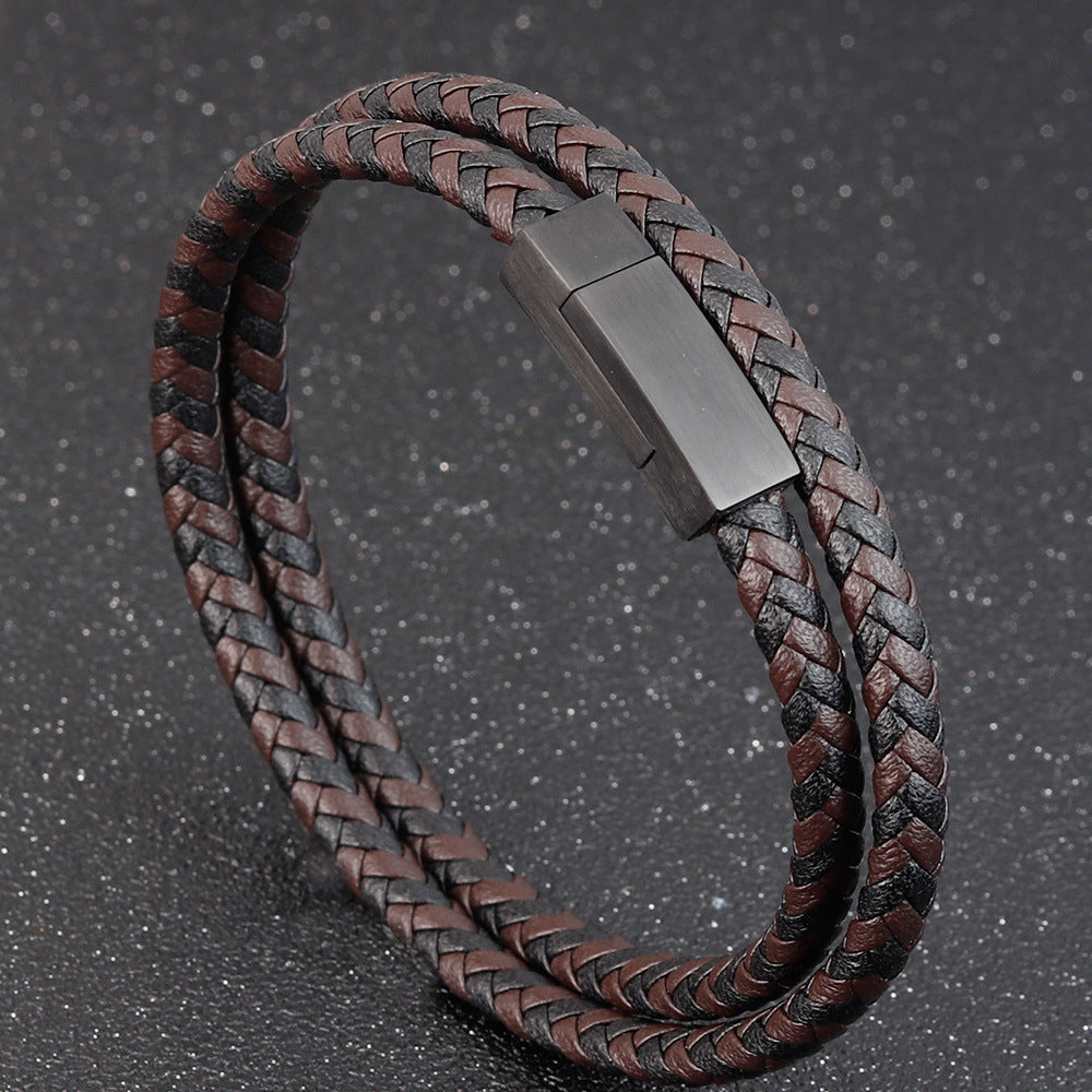 Bracelet en cuir pour homme