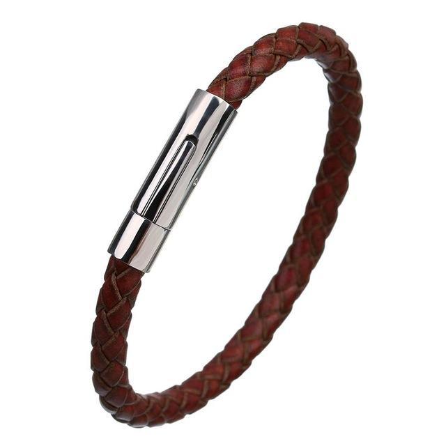 Bracelet en cuir véritable